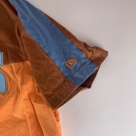 Arizona Diamondbacks MLB Orange Brown Blue New Era Crewneck Shirt Mens Large - Picture 6 of 7